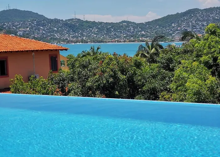 Casa Luna 001 At El Tular 7 Min From La Ropa Beach Apartment Zihuatanejo